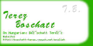 terez boschatt business card